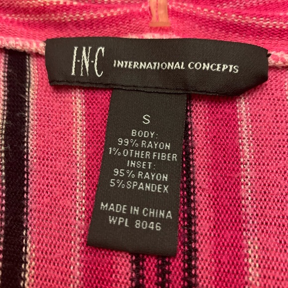 Striped Sleeveless Sweater with Sequin Accents - Picture 7 of 8